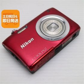 中古 COOLPIX A100 レッド 即日発送 コンデジ Nikon 本体 あすつく 土日祝発送OK
