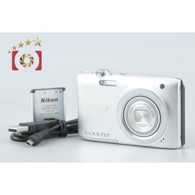 【中古】Nikon ニコン COOLPIX A100 シルバー コンパクトデジタルカメラ