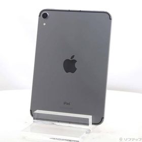 〔中古〕Apple(アップル) iPad mini 第6世代 256GB スペースグレイ MK8F3J／A SIMフリー〔371-ud〕