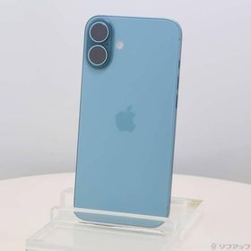 〔中古〕Apple(アップル) iPhone16 Plus 128GB ティール MXVF3J／A SIMフリー〔344-ud〕