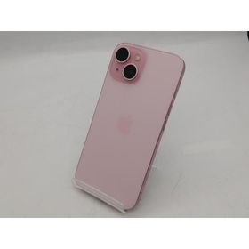【中古】Apple 国内版 【SIMフリー】 iPhone 15 512GB ピンク MTMV3J/A【町田】保証期間１ヶ月【ランクC】
