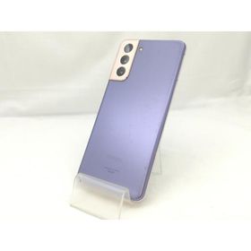 【中古】SAMSUNG au 【SIMロックあり】 Galaxy S21 5G ファントムバイオレット 8GB 256GB SCG09【川崎】保証期間１ヶ月【ランクB】