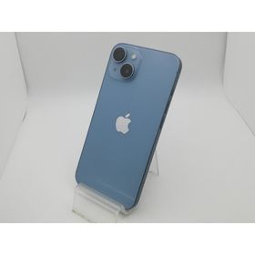 【中古】Apple au 【SIMフリー】 iPhone 14 128GB ブルー MPVJ3J/A【新橋烏森通り】保証期間１ヶ月【ランクC】