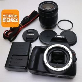 新品同様 EOS Kiss X7 レンズキット ブラック 即日発送 一眼レフ Canon 本体 あすつく 土日祝発送OK