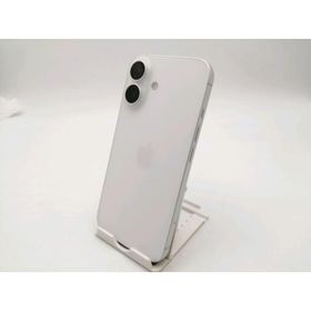 【中古】Apple docomo 【SIMフリー】 iPhone 16 256GB ホワイト MYDX3J/A【ECセンター】保証期間１ヶ月【ランクB】