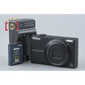 【中古】Nikon ニコン COOLPIX S6100 ノーブルブラック コンパクトデジタルカメラ