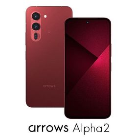 FCNT arrows Alpha2(12GB/ 512GB)- レッド(SIMフリー版) PBCR0002JP 返品種別B