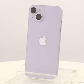 〔中古〕Apple(アップル) iPhone14 128GB パープル MPUY3J／A SIMフリー〔276-ud〕