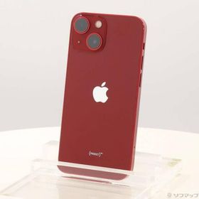 〔中古〕Apple(アップル) iPhone13 mini 128GB プロダクトレッド MLJG3J／A SIMフリー〔198-ud〕