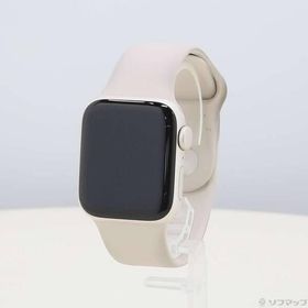 〔中古〕Apple(アップル) Apple Watch SE 第2世代 GPS 40mm スターライトアルミニウムケース スターライトスポーツバンド〔269-ud〕