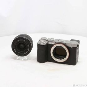 〔中古〕SONY(ソニー) α7C II ズームレンズキット シルバー ILCE-7CM2L S〔262-ud〕
