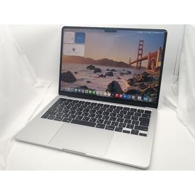 【中古】Apple MacBook Air 13インチ M2(CPU:8C/GPU:8C) 8GB/256GB シルバー MLXY3J/A (M2,2022)【大須2】保証期間１ヶ月【ランクA】