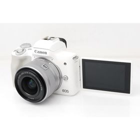 Canon キヤノン EOS Kiss M ホワイト レンズキット