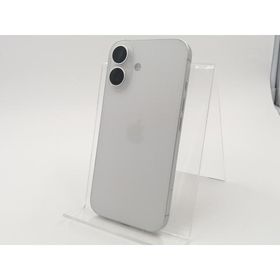 【中古】Apple SoftBank 【SIMフリー】 iPhone 16 128GB ホワイト MYDR3J/A【千葉】保証期間１ヶ月【ランクB】