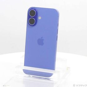 〔中古〕Apple(アップル) iPhone16 512GB ウルトラマリン MYE53J／A SIMフリー〔377-ud〕