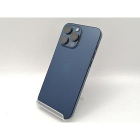 【中古】Apple 国内版 【SIMフリー】 iPhone 15 Pro Max 256GB ブルーチタニウム MU6T3J/A【三宮センター】保証期間１ヶ月【ランクC】