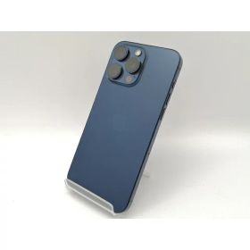 【中古】Apple 国内版 【SIMフリー】 iPhone 15 Pro Max 256GB ブルーチタニウム MU6T3J/A【三宮センター】保証期間1ヶ月【ランクC】