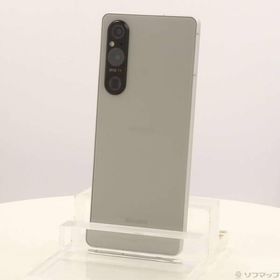 〔中古〕SONY(ソニー) Xperia 1 V 256GB プラチナシルバー SO-51D docomo SIMフリー〔344-ud〕