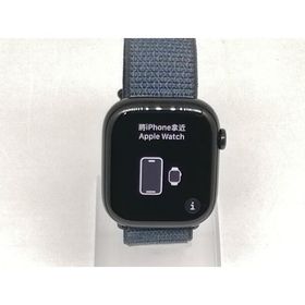 【中古】Apple Apple Watch Series10 46mm GPS ジェットブラックアルミニウムケース/インクスポーツループ MWWR3J/A【ECセンター】保証期間１ヶ月【ランクC】