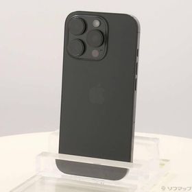 〔中古〕Apple(アップル) iPhone16 Pro 128GB ブラックチタニウム MYMV3J／A SIMフリー〔352-ud〕