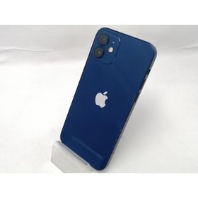 【中古】Apple docomo 【SIMロック解除済み】 iPhone 12 128GB ブルー MGHX3J/A【川越クレアモール】保証期間１ヶ月【ランクC】