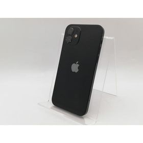 【中古】Apple au 【SIMロック解除済み】 iPhone 12 64GB ブラック MGHN3J/A【千葉】保証期間１ヶ月【ランクC】