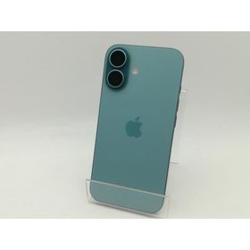 【中古】Apple docomo 【SIMフリー】 iPhone 16 256GB ティール MYE13J/A【千葉】保証期間１ヶ月【ランクB】