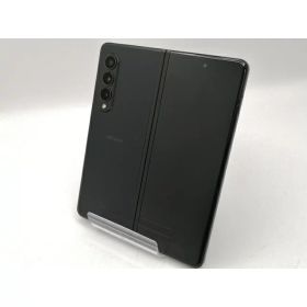 【中古】SAMSUNG au 【SIMフリー】 Galaxy Z Fold3 5G ファントムブラック 12GB 256GB SCG11【池袋東口】保証期間1ヶ月【ランクC】