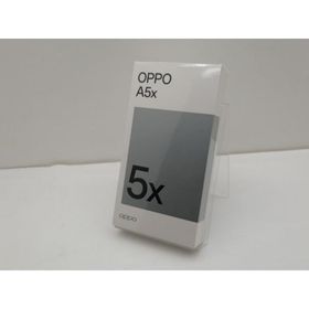 【未使用】Oppo 国内版 【SIMフリー】 OPPO A5x 4GB 128GB ホワイト【仙台イービーンズ】保証期間３ヶ月