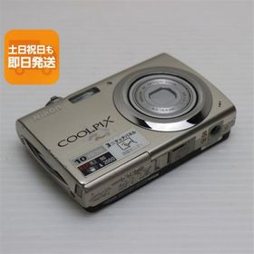 美品 COOLPIX S230 ソリッドシルバー 即日発送 Nikon デジカメ デジタルカメラ 本体 あすつく 土日祝発送OK