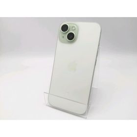 【中古】Apple SoftBank 【SIMフリー】 iPhone 15 128GB グリーン MTMM3J/A【ECセンター】保証期間１ヶ月【ランクB】