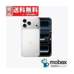 ◆キャンペーン《SIMロック解除済》判定〇【超美品】【中古】 au iPhone 17 Pro 1TB [シルバー] MG8D4J/A 白ロム 6.3インチ eSIM専用 Apple（SIMフリー）