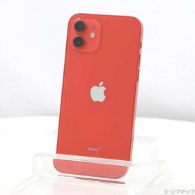 【中古】Apple(アップル) iPhone12 64GB プロダクトレッド MGHQ3J／A SIMフリー 【344-ud】
