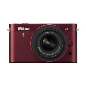 Nikon ミラーレス一眼カメラ Nikon 1 (ニコンワン) J2 標準ズームレンズキット レッド N1J2HLKRD