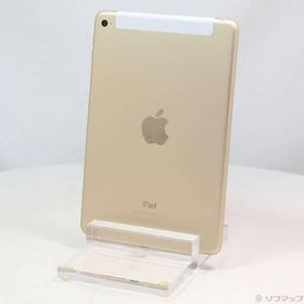 〔中古〕NTTドコモ iPad mini 4 128GB ゴールド MK782J／A docomoロック解除SIMフリー〔269-ud〕