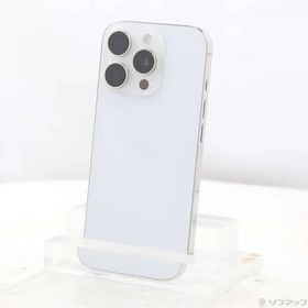 〔中古〕Apple(アップル) iPhone16 Pro 256GB ホワイトチタニウム MYN13J／A SIMフリー〔377-ud〕