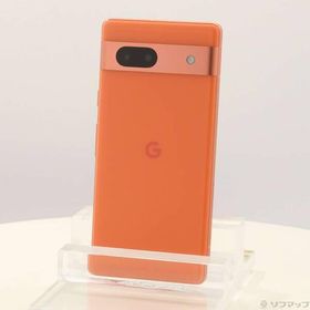 〔中古〕GOOGLE(グーグル) Google Pixel 7a 128GB コーラル GA04438-JP SIMフリー〔258-ud〕