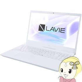 NEC ノートPC LAVIE N15 PC-N157CLAW/15.6型/フルHD/Core i7/16GB/256GB/Windows 11 Home/Officeオプ付/パールホワイト/srm