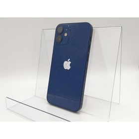 【中古】Apple au 【SIMロック解除済み】 iPhone 12 mini 128GB ブルー MGDP3J/A【錦糸町北口】保証期間１ヶ月【ランクC】