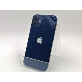 【中古】Apple 国内版 【SIMフリー】 iPhone 12 mini 128GB ブルー MGDP3J/A【千葉】保証期間１ヶ月【ランクC】