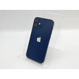 【中古】Apple docomo 【SIMロック解除済み】 iPhone 12 mini 128GB ブルー MGDP3J/A【京都】保証期間１ヶ月【ランクC】