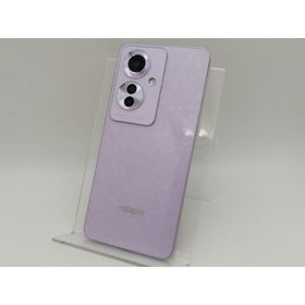 【中古】Oppo 国内版 【SIMフリー】 OPPO Reno11 A コーラルパープル 8GB 128GB CPH2603【なんば】保証期間１ヶ月【ランクB】
