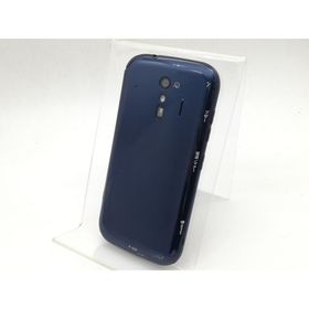【中古】Fujitsu docomo 【SIMロック解除済み】 らくらくスマートフォン ネイビー 3GB 32GB F-42A【柏】保証期間１ヶ月【ランクB】