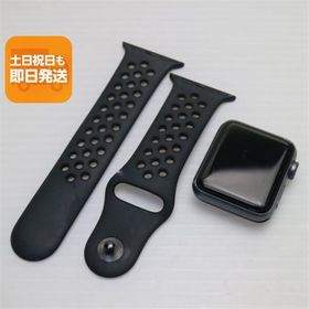 良品中古 Apple Watch series3 38mm GPSモデル スペースグレイ 即日発送 Apple 中古 あすつく 土日祝発送OK