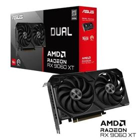 ASUS DUAL-RX9060XT-16G Dual Radeon RX 9060 XT 16GB GDDR6 グラフィックボード (PCIExp 16GB)