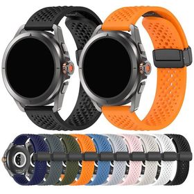 Amazfit バンド ベルト シリコン バンド幅 20mm 22mm マグネット付き 磁気付き Active Balance Cheetah Pro Bip 5 GTR4 GTS4