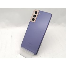 【中古】SAMSUNG au 【SIMロック解除済み】 Galaxy S21 5G ファントムバイオレット 8GB 256GB SCG09【新宿東口】保証期間１ヶ月【ランクC】