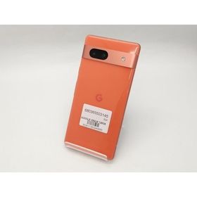 【中古】Google 国内版 【SIMフリー】 Pixel 7a コーラル 8GB 128GB G82U8【広島本通】保証期間１ヶ月【ランクA】