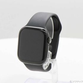 〔中古〕Apple(アップル) Apple Watch Series 10 GPS 42mm ジェットブラックアルミニウムケース ブラックスポーツバンド〔269-ud〕