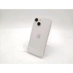 【中古】Apple 国内版 【SIMフリー】 iPhone 13 mini 128GB スターライト MLJE3J/A【ECセンター】保証期間１ヶ月【ランクC】